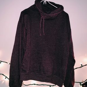 ☼ Burgundy Cowlneck Hoodie ☼